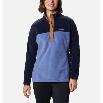 Columbia Pullover Dames, Benton Springs Half Snap Donkerblauw, 36AXKDMOS